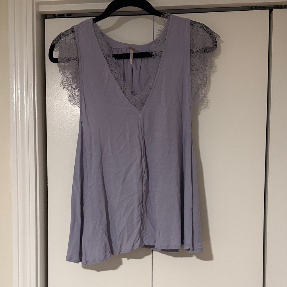 Free People Lavender Blouse